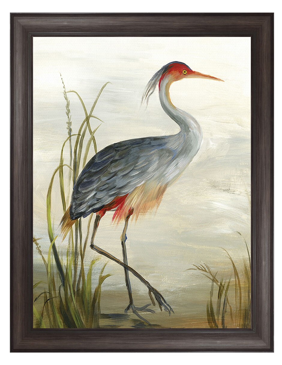 Cuadro decorativo Garza Gris De Aimee Wilson técnica mixta Cuadro decorativo Garza Gris De Aimee Wilson técnica mixta