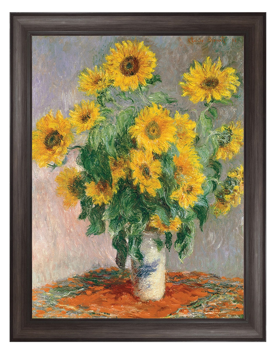 Cuadro decorativo Monet girasoles de Portfolio Arts Group mixta Cuadro decorativo Monet girasoles de Portfolio Arts Group mixta