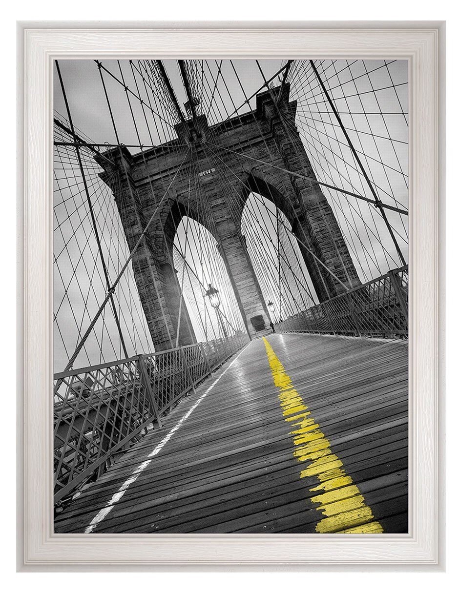 Cuadro decorativo Puente De Brooklyn – Pop De Moises Levy técnica mixta