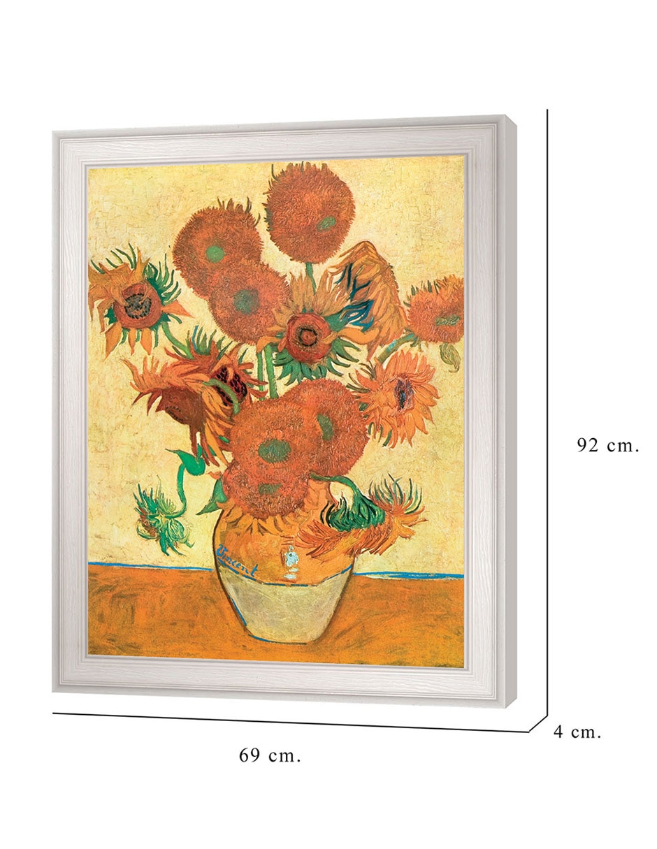 Cuadro decorativo Van Gogh Girasoles de Portfolio Arts Group mixta 8