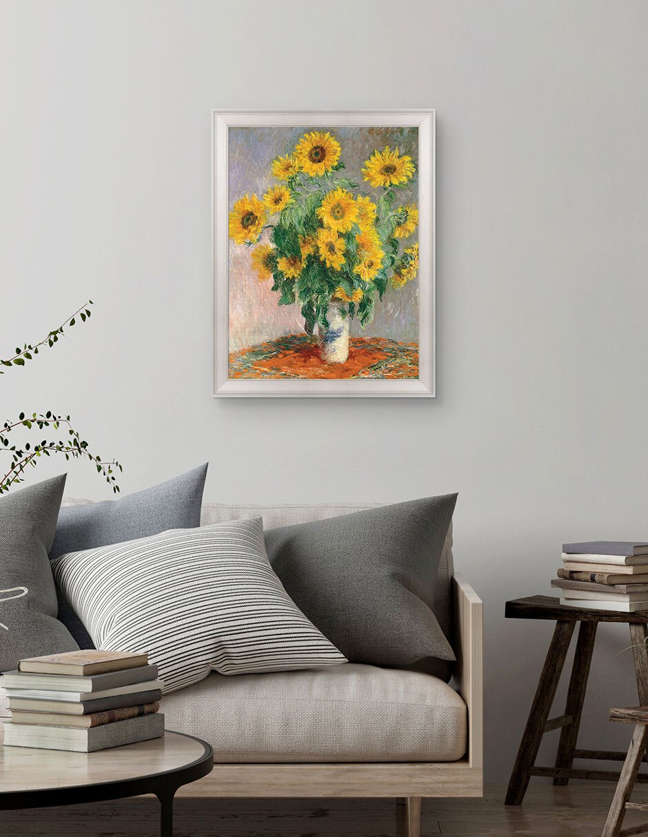 Cuadro decorativo Monet Girasoles de Portfolio Arts Group mixta 6