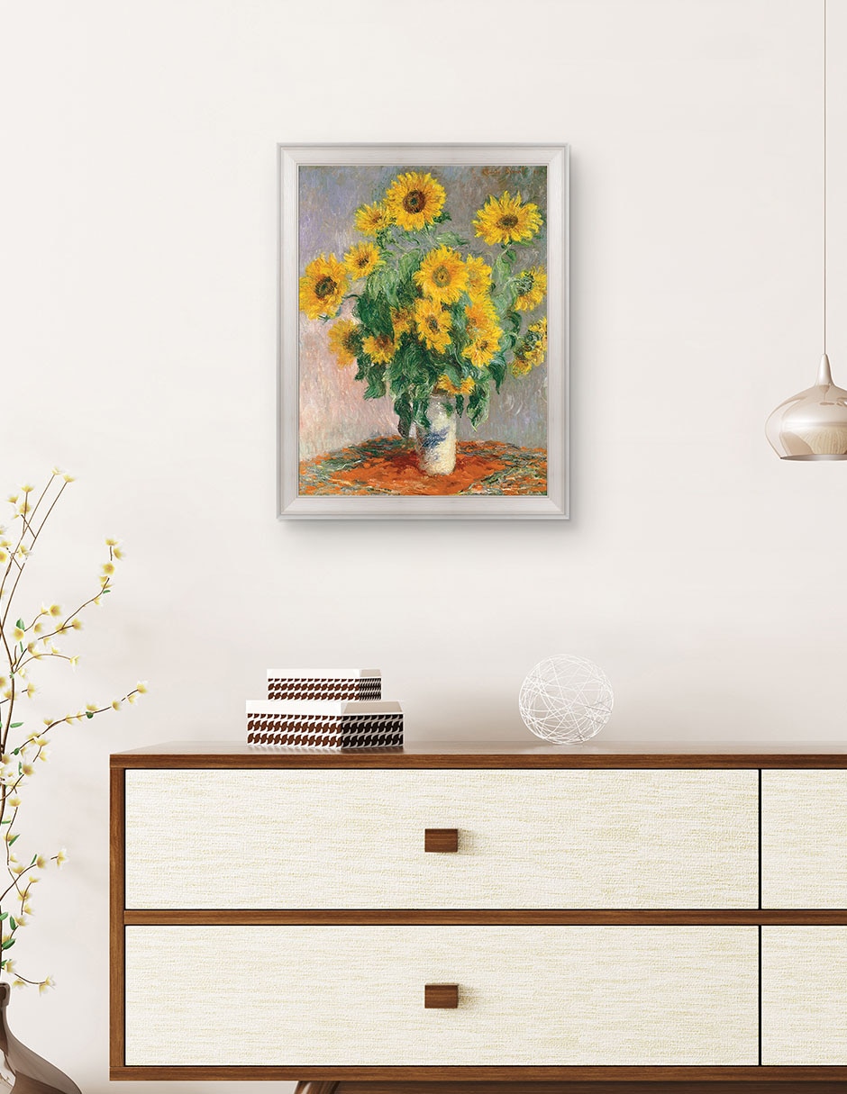 Cuadro decorativo Monet Girasoles de Portfolio Arts Group mixta 5