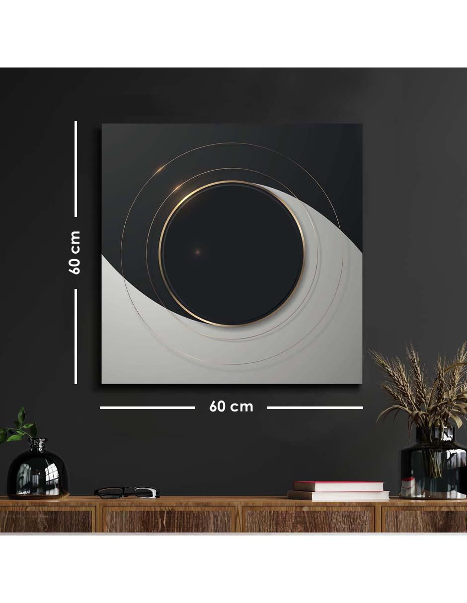 Cuadro decorativo Brillante Redondo con Barniz a registro 5