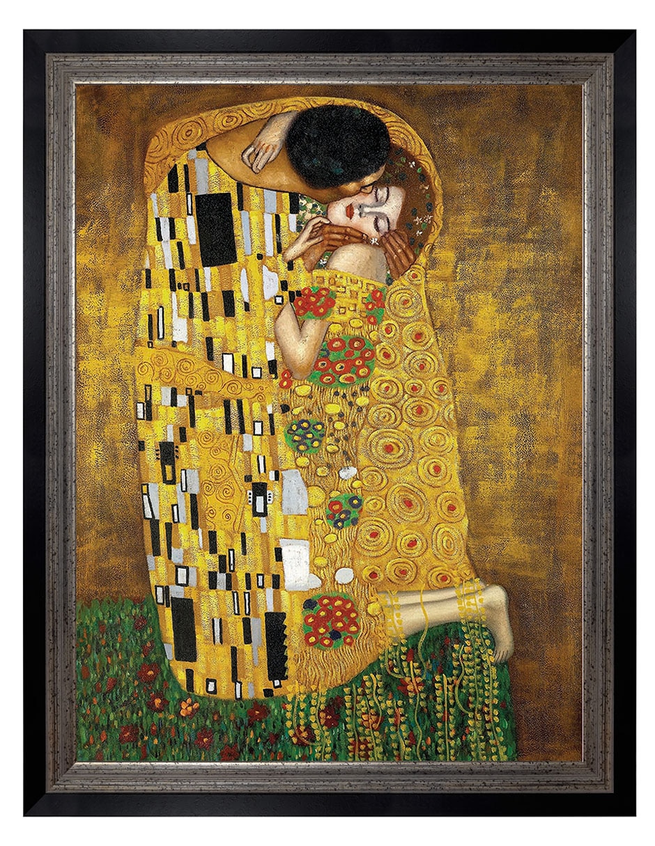 Cuadro decorativo El Beso Eterno De Gustav Klimt técnica mixta Cuadro decorativo El Beso Eterno De Gustav Klimt técnica mixta