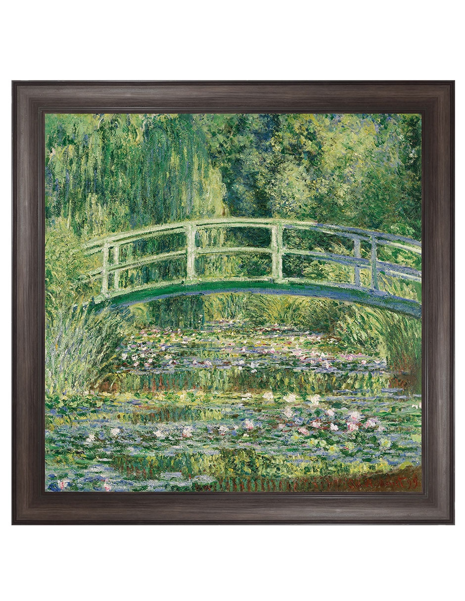 Cuadro decorativo Monet Puente japonés de nenúfares de Portfolio Arts Group mixta Cuadro decorativo Monet Puente japonés de nenúfares de Portfolio Arts Group mixta