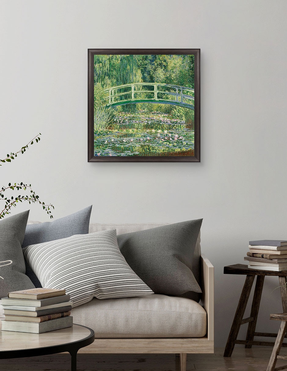 Cuadro decorativo Monet Puente japonés de nenúfares de Portfolio Arts Group mixta 2