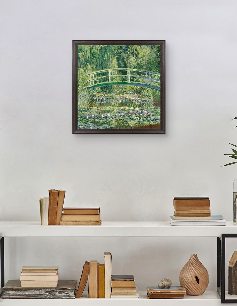 Cuadro decorativo Monet Puente japonés de nenúfares de Portfolio Arts Group mixta 3