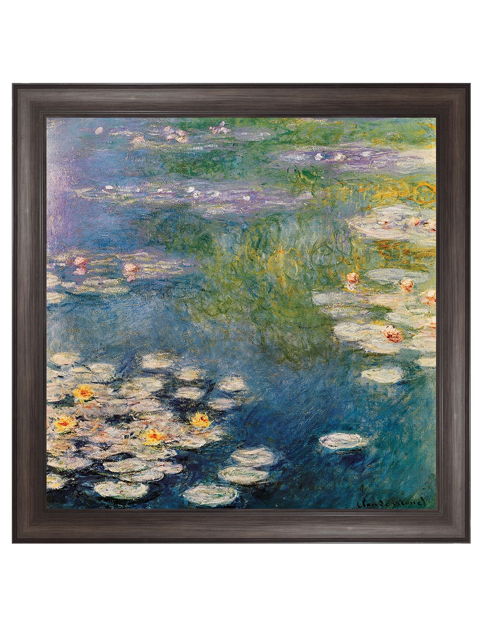 Cuadro decorativo Nenúfares en Giverny 1908 de Masters Collection técnica mixta Cuadro decorativo Nenúfares en Giverny 1908 de Masters Collection técnica mixta