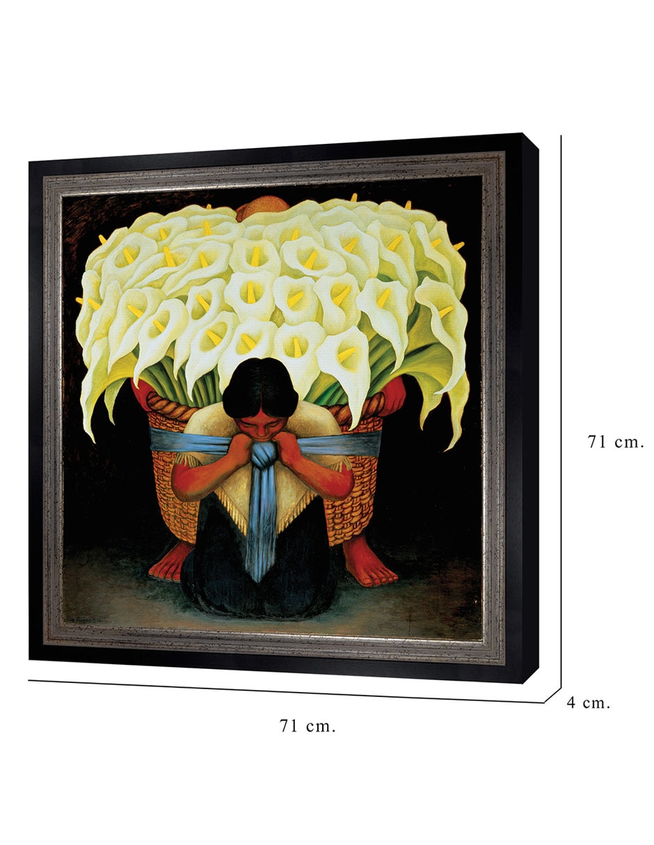 Cuadro decorativo Rivera El vendedor de alcatraces de Portfolio Arts Group mixta 8