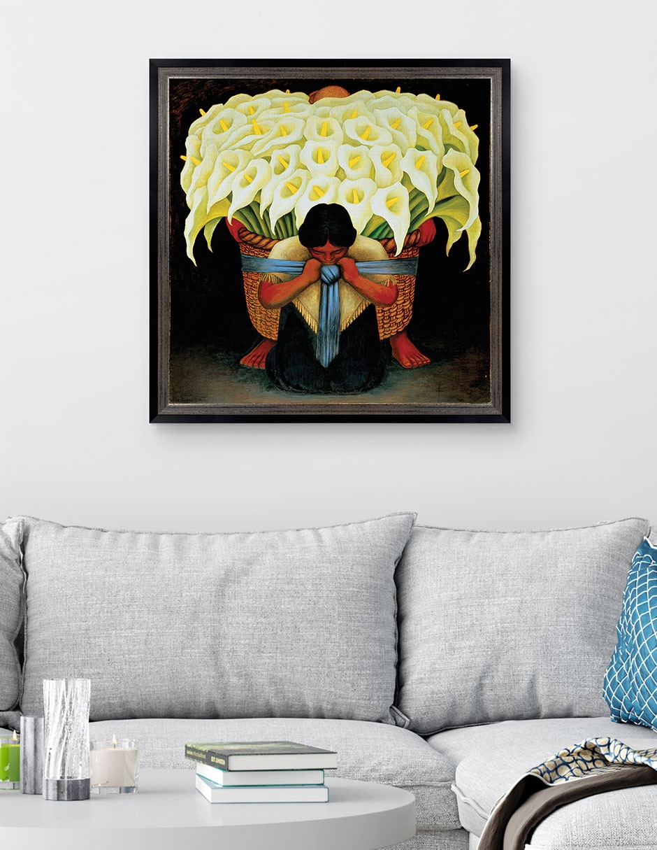 Cuadro decorativo Rivera El vendedor de alcatraces de Portfolio Arts Group mixta 5