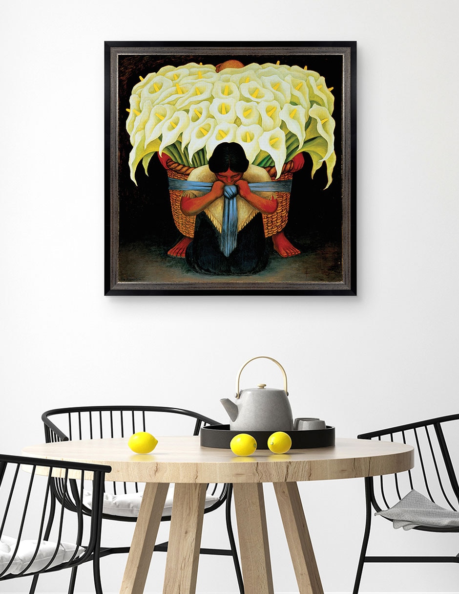 Cuadro decorativo Rivera El vendedor de alcatraces de Portfolio Arts Group mixta 4