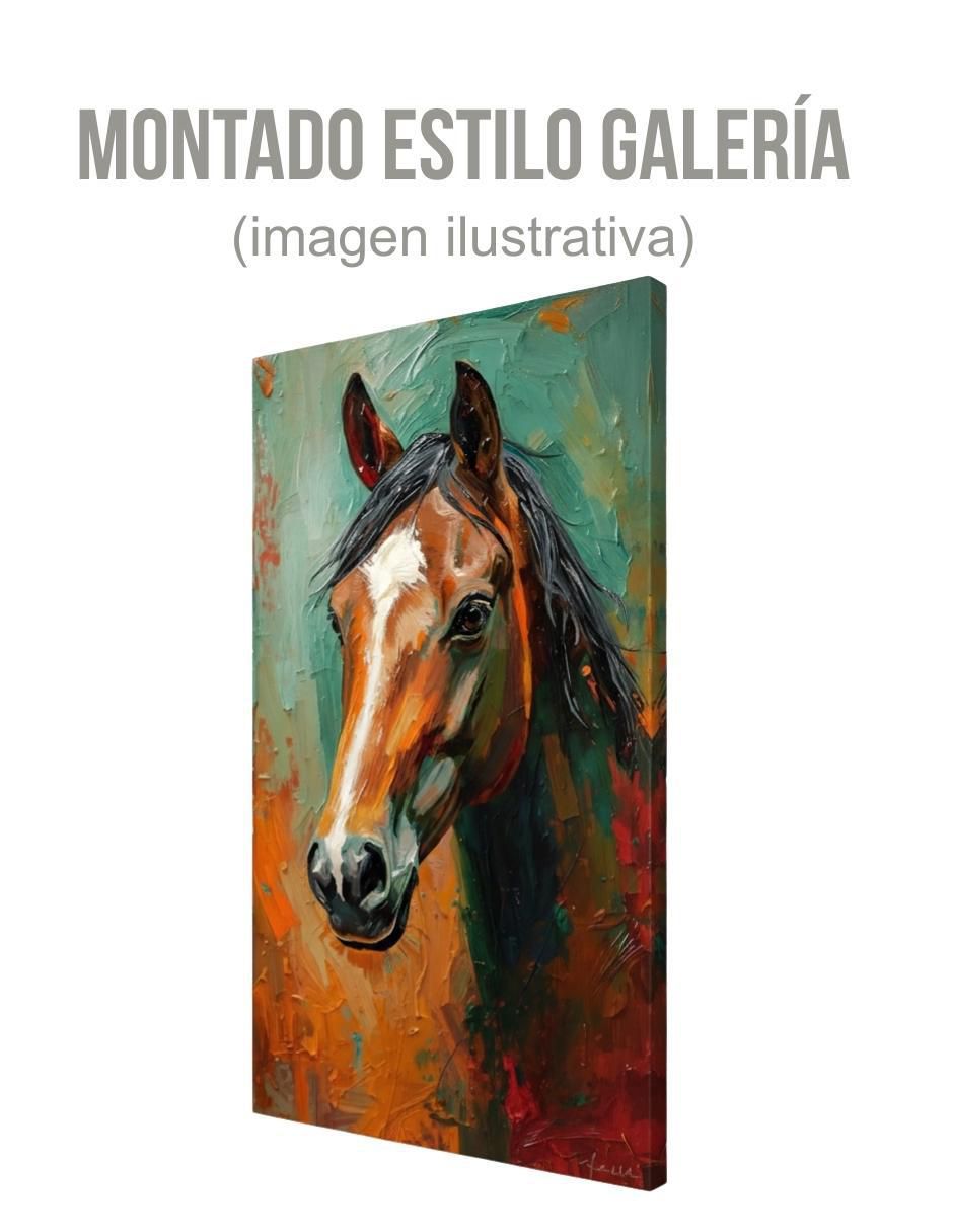 Cuadro decorativo Animal Caballo Óleo 3