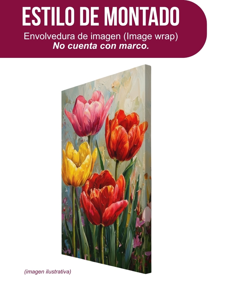 Cuadro decorativo Generica Planta túlipanes