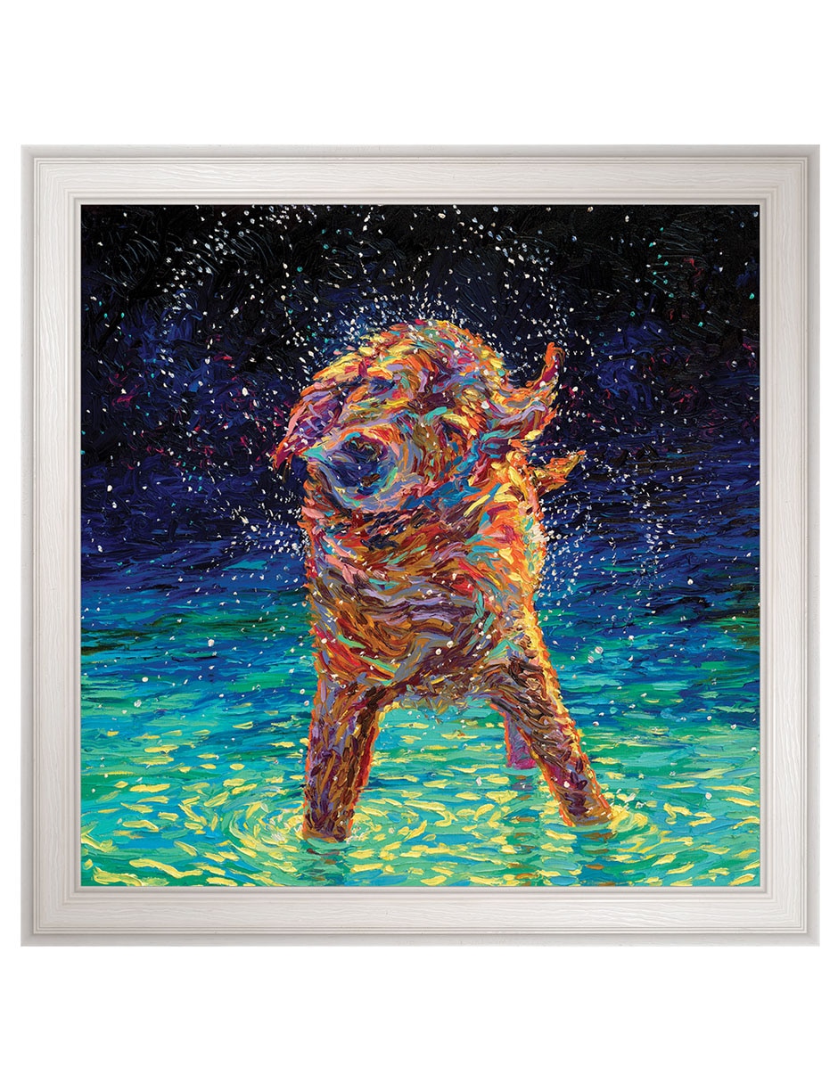 Cuadro decorativo Nado A La Luz De La Luna De Iris Scott técnica mixta Cuadro decorativo Nado A La Luz De La Luna De Iris Scott técnica mixta