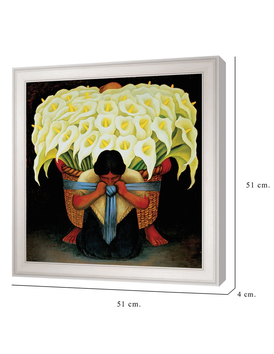 Cuadro decorativo Rivera El vendedor de alcatraces de Portfolio Arts Group mixta 8