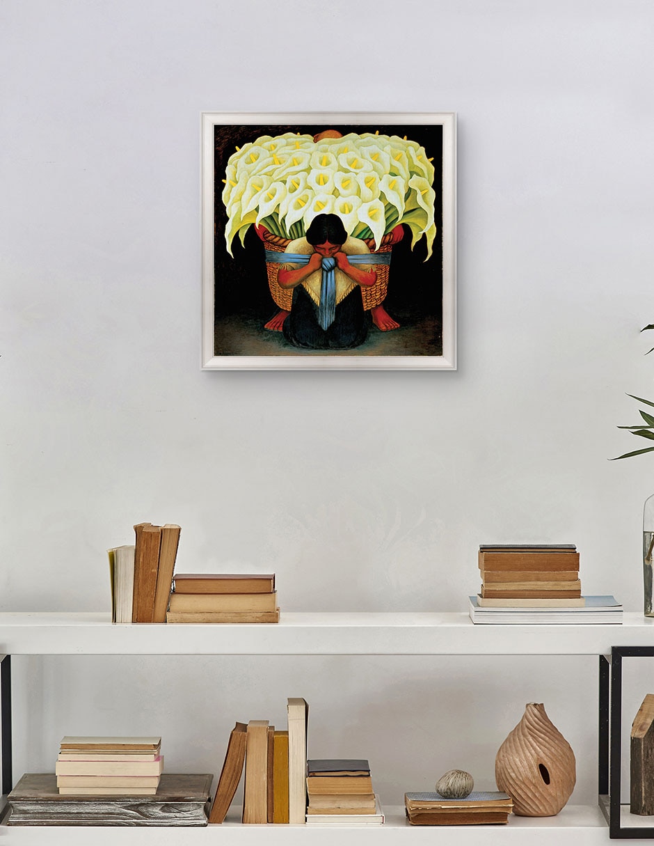 Cuadro decorativo Rivera El vendedor de alcatraces de Portfolio Arts Group mixta 5