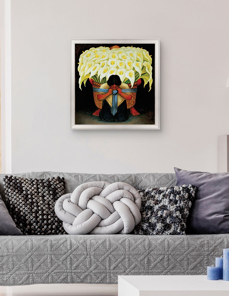 Cuadro decorativo Rivera El vendedor de alcatraces de Portfolio Arts Group mixta 4