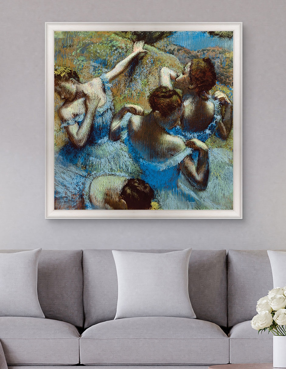 Cuadro decorativo Degas – Bailarinas en azul de Portfolio Arts Group mixta 6