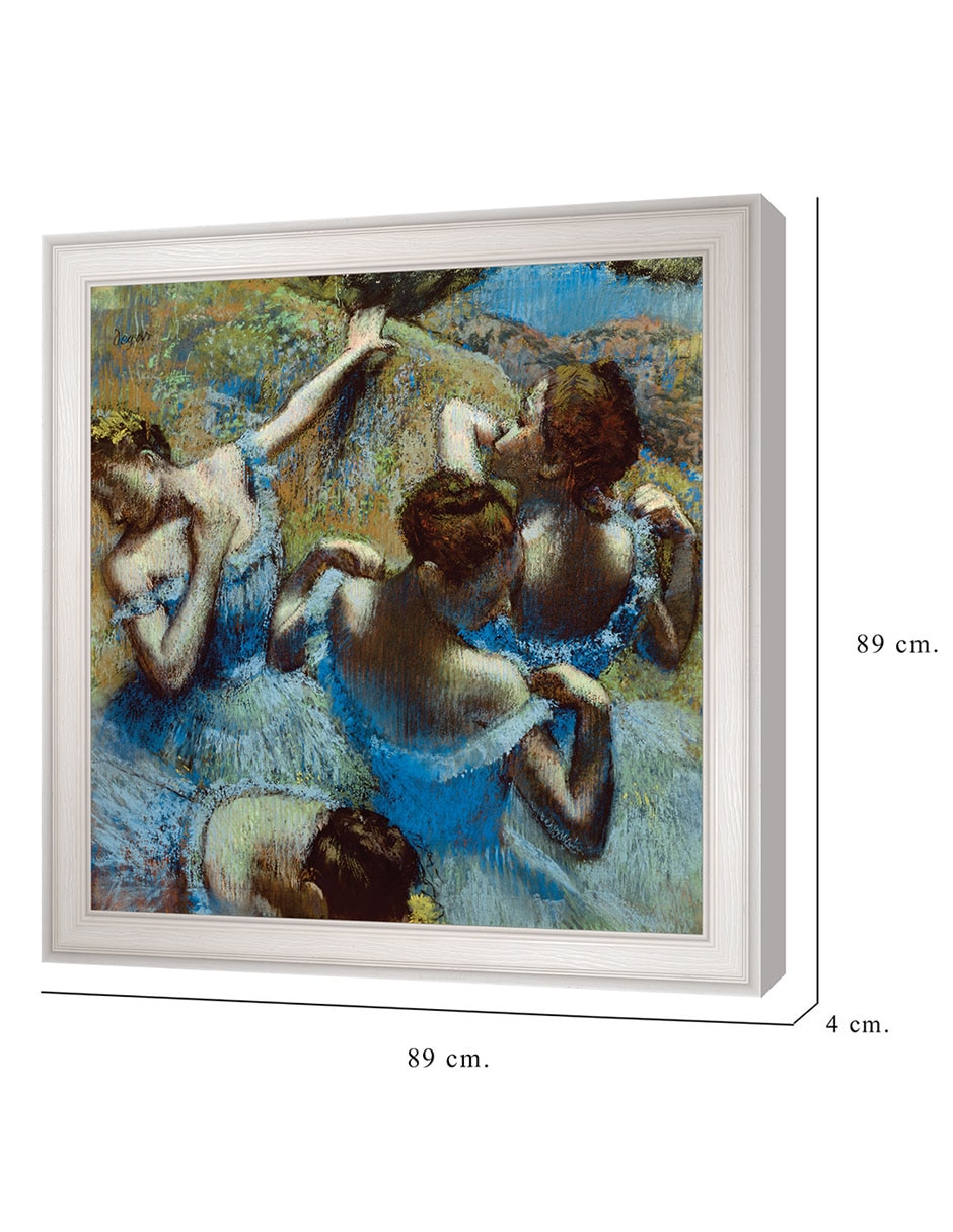 Cuadro decorativo Degas – Bailarinas en azul de Portfolio Arts Group mixta 8