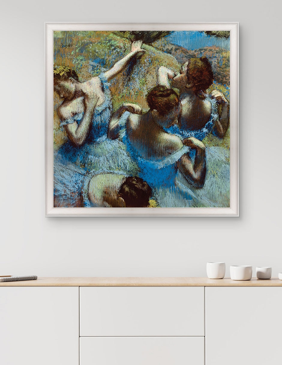 Cuadro decorativo Degas – Bailarinas en azul de Portfolio Arts Group mixta 5