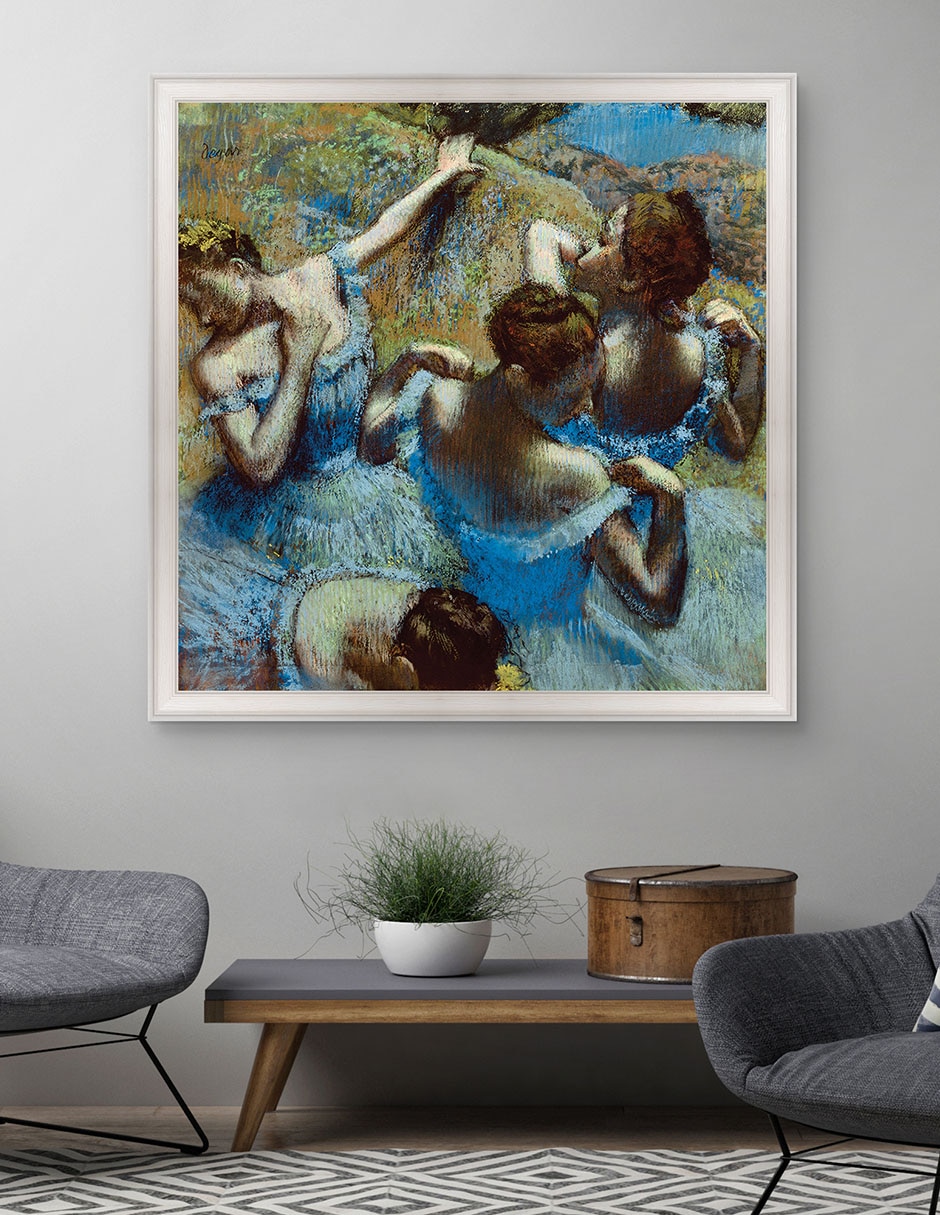 Cuadro decorativo Degas – Bailarinas en azul de Portfolio Arts Group mixta 4