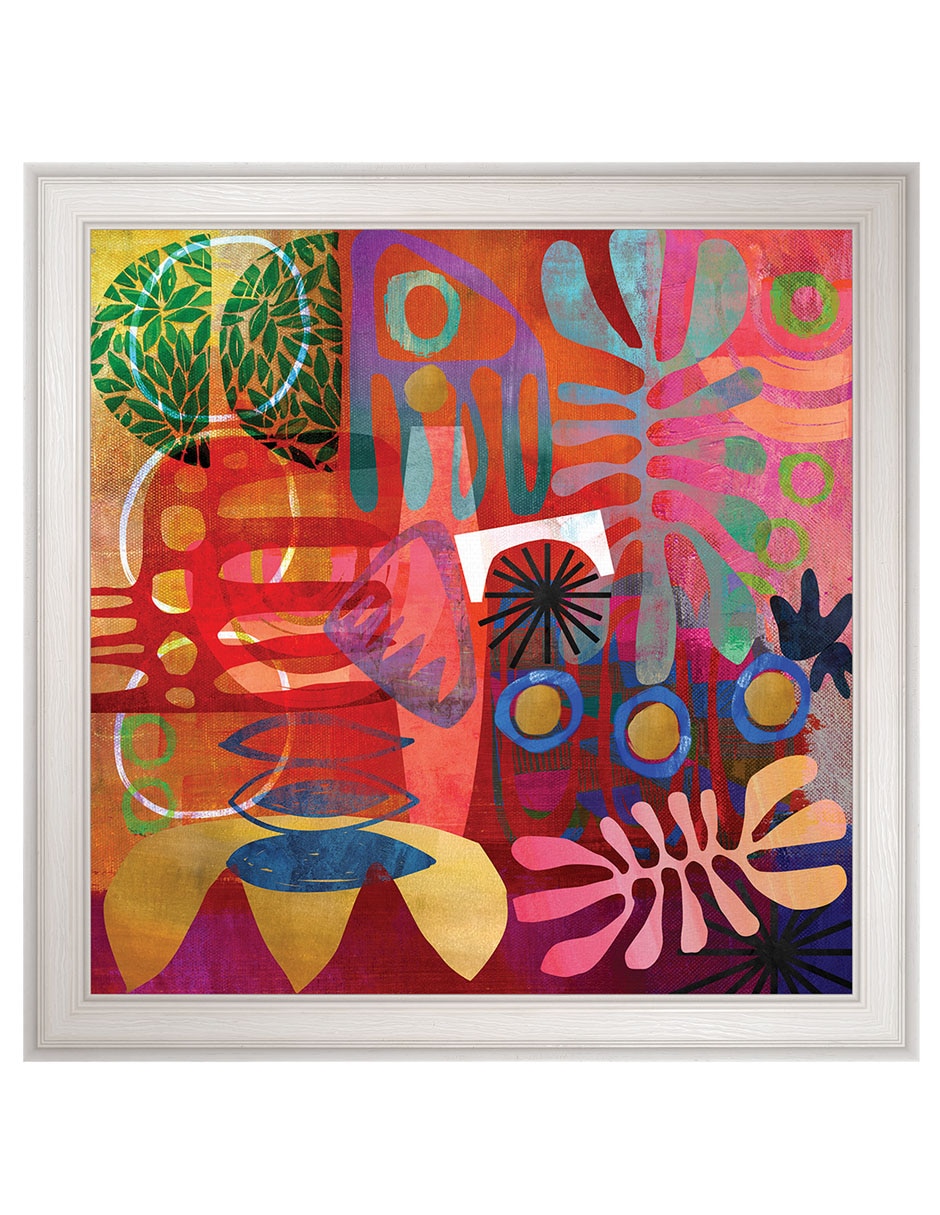 Cuadro decorativo Geometrías Del Alma Africana De Nikki Chu técnica mixta Cuadro decorativo Geometrías Del Alma Africana De Nikki Chu técnica mixta