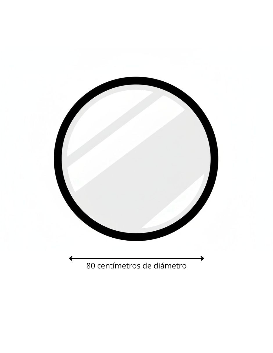 Espejo circular Aura cobre 2
