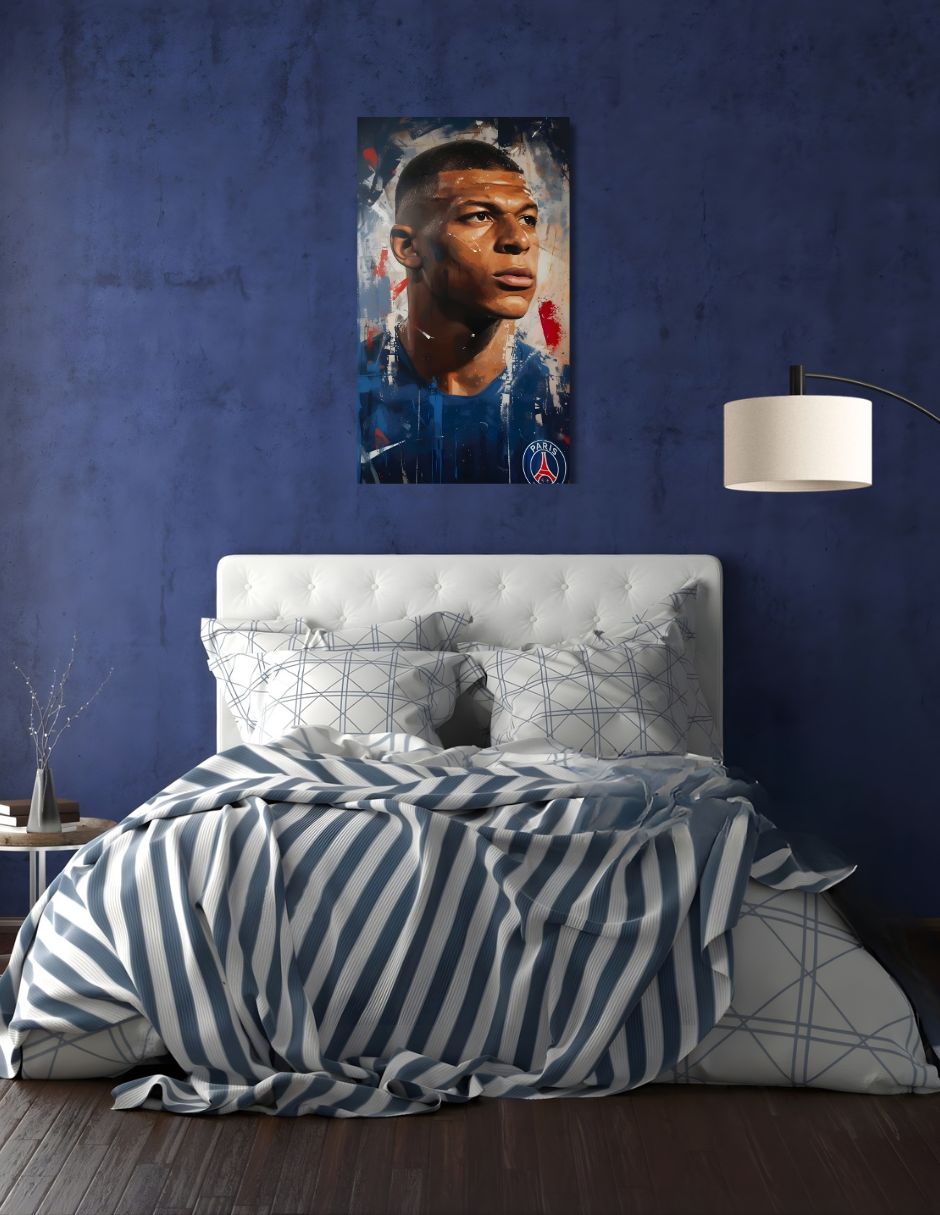 Cuadro decorativo Fútbol Mbappé 80x120cm 8