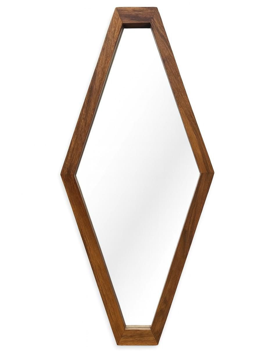 Espejo geométrica diamante