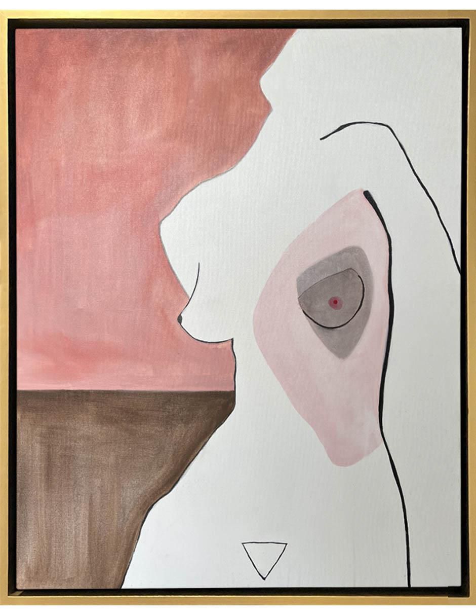 Pintura Femme técnica acrílico Minimalistas