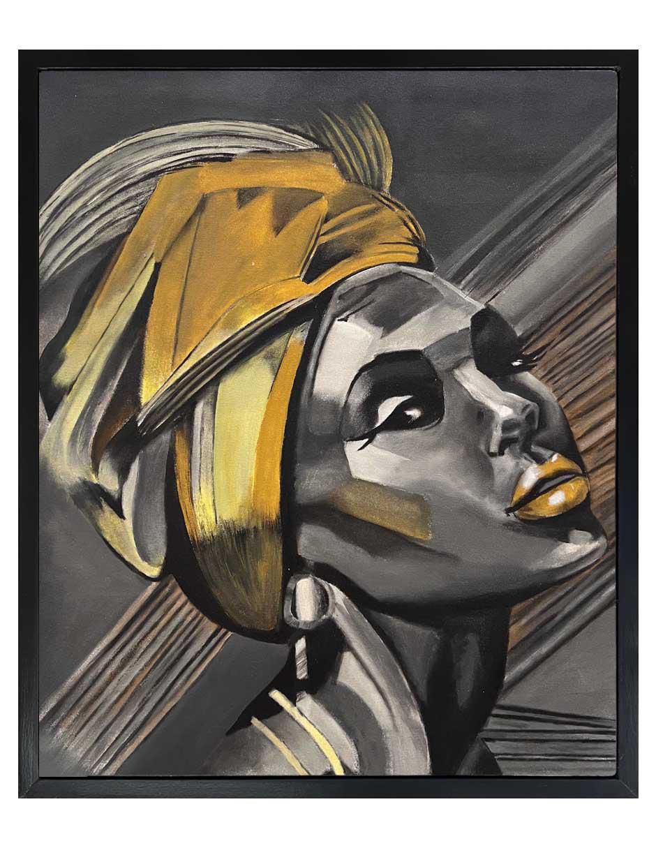 Pintura Sarafina técnica acrílico Rostros Pintura Sarafina técnica acrílico Rostros