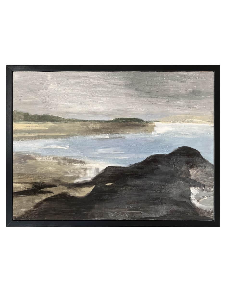 Pintura Paisaje Frío técnica acrílico Abstracto