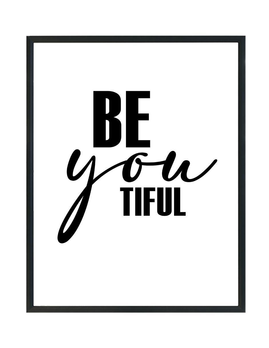 Cuadro decorativo Be you tiful Cuadro decorativo Be you tiful