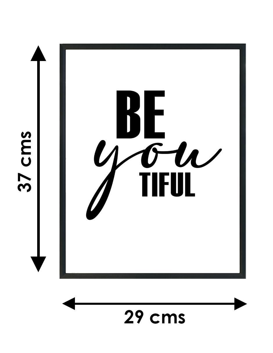 Cuadro decorativo Be you tiful 5