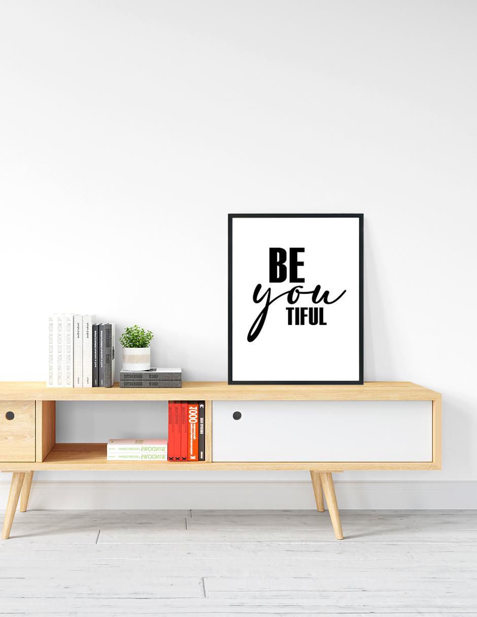 Cuadro decorativo Be you tiful 4