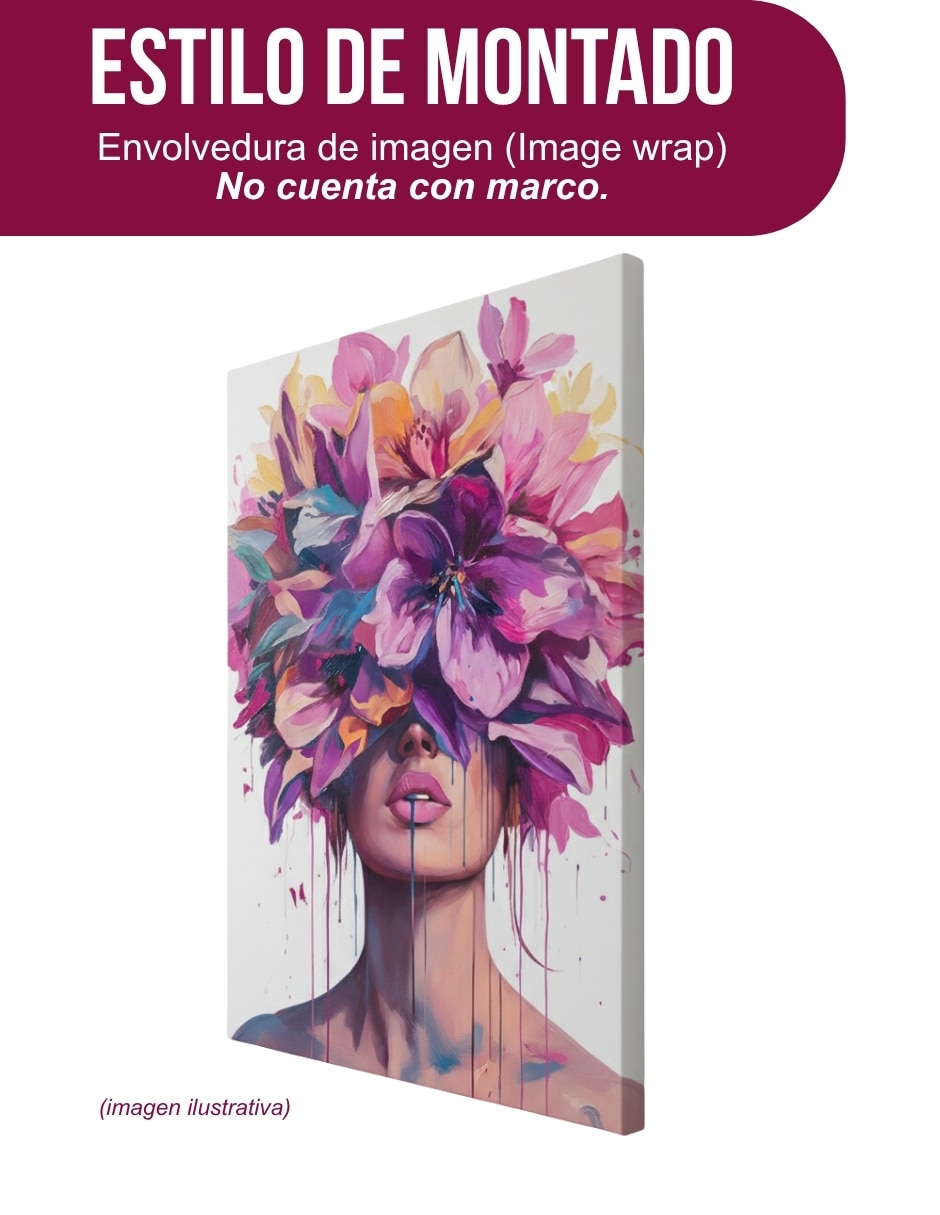 Cuadro decorativo Generica Abstracto corona floral