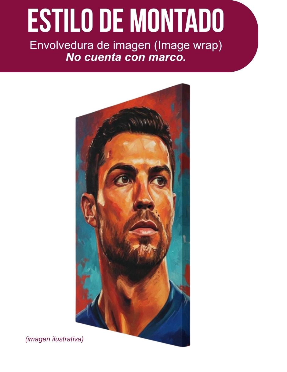 Cuadro decorativo fútbol Ronaldo 2