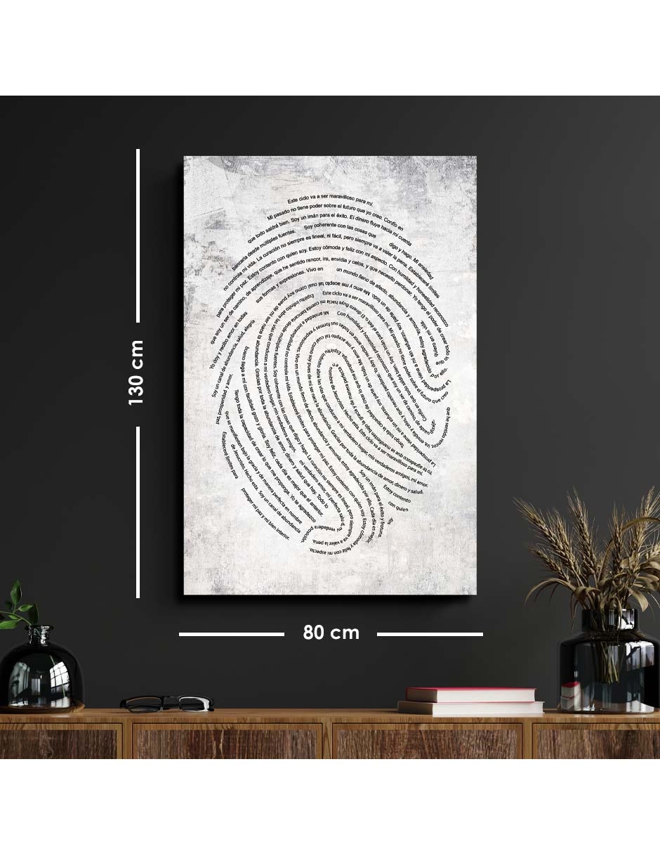 Cuadro decorativo canvas art m x decretos de dios y ángeles 5
