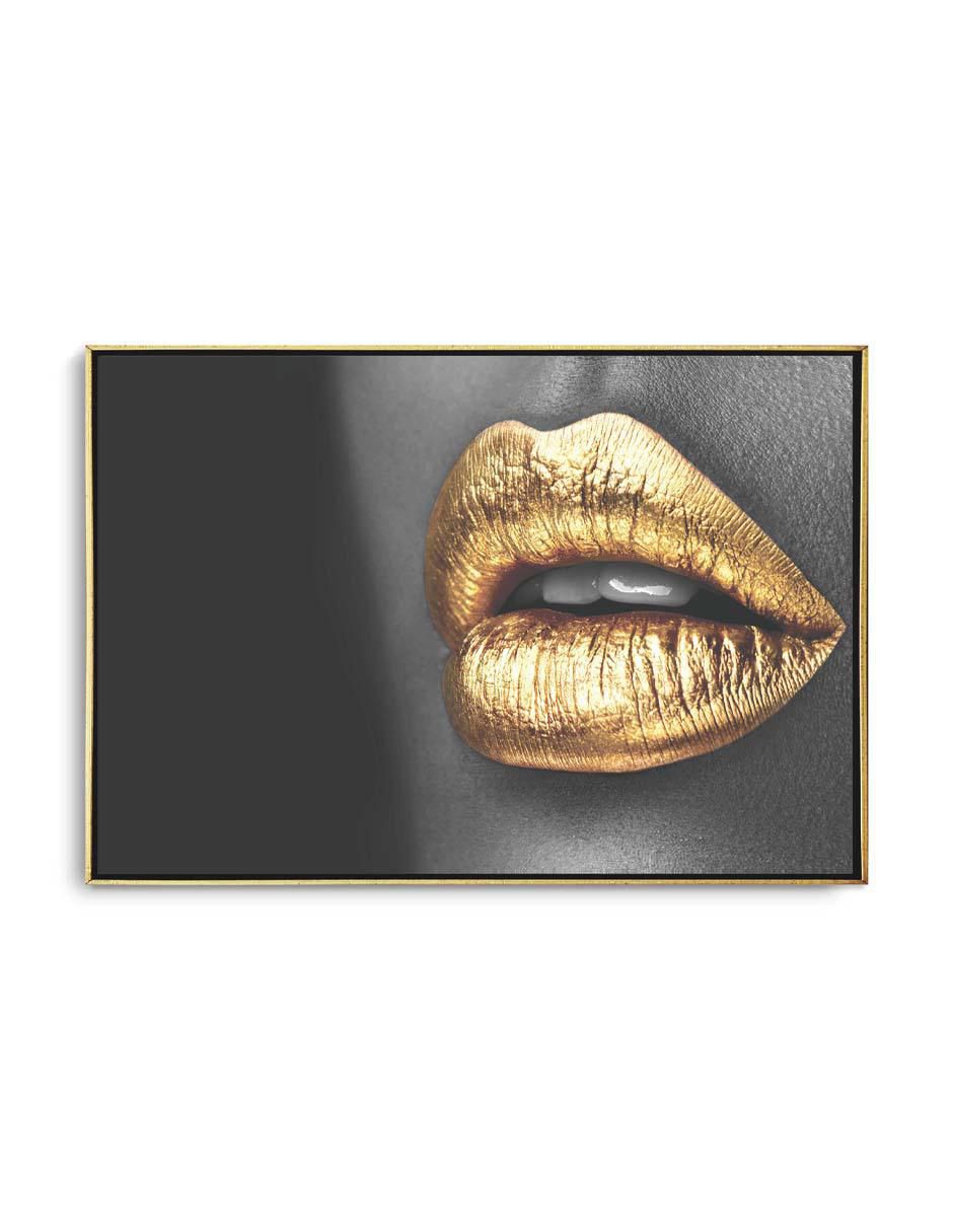 Cuadro decorativo canvas art m x labios brillantes