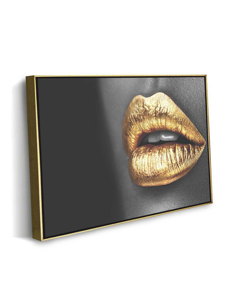 Cuadro decorativo canvas art m x labios brillantes 2