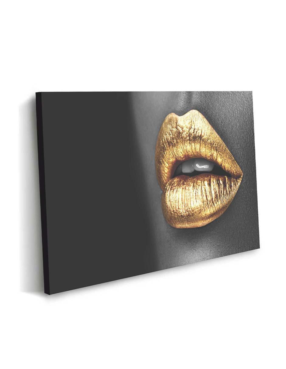 Cuadro decorativo canvas art m x labios brillantes