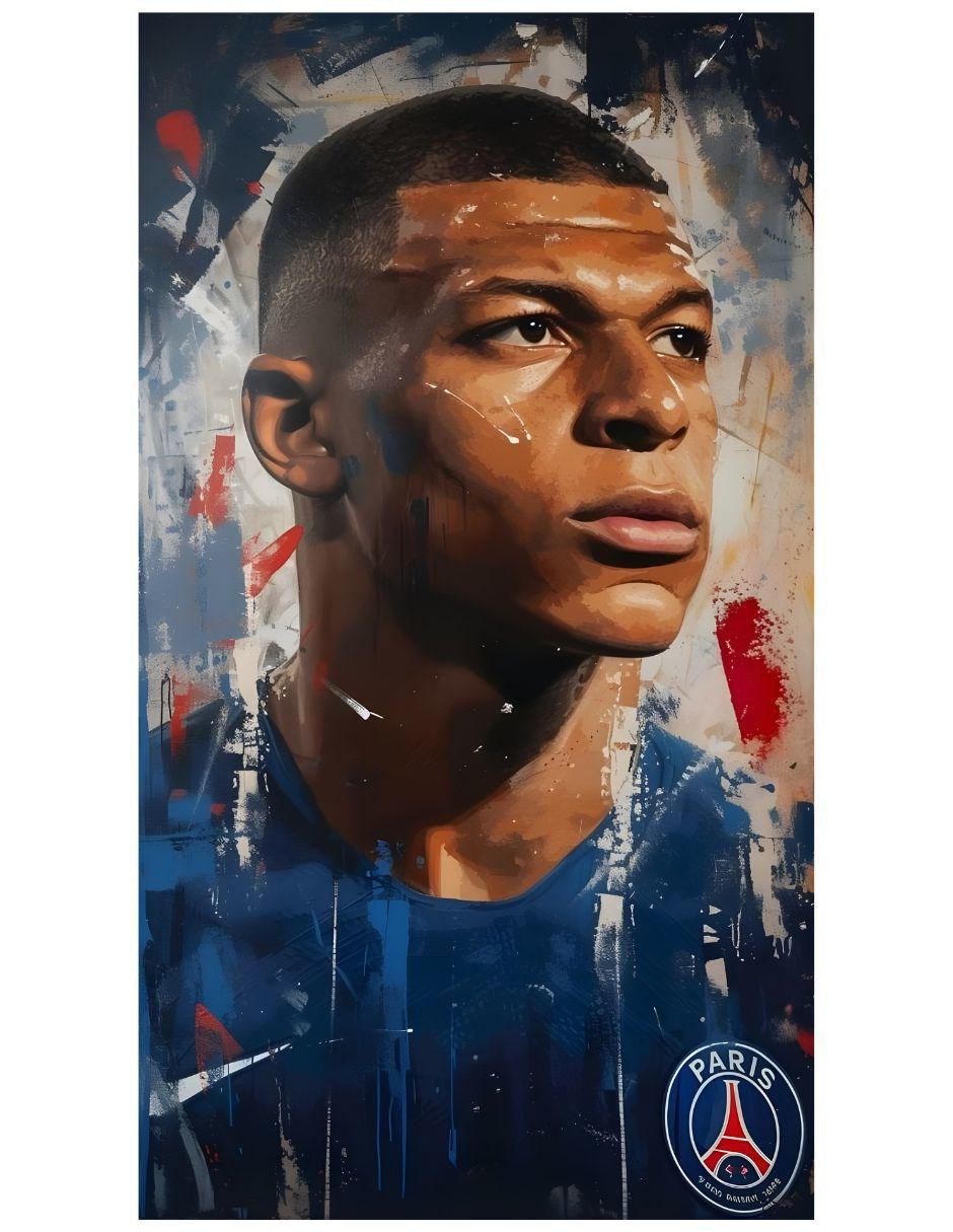Cuadro decorativo Mbappé Cuadro decorativo Mbappé