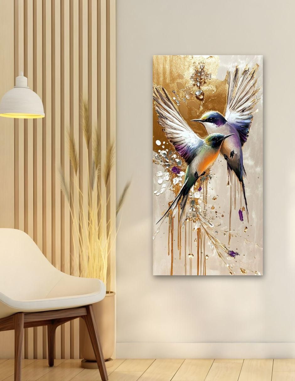 Cuadro decorativo Animal Colibríes 2
