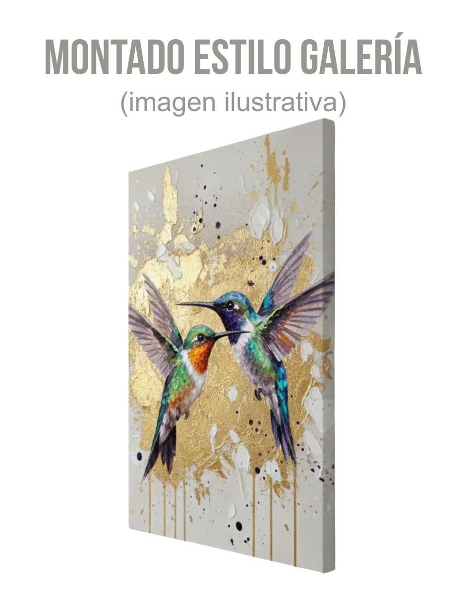Cuadro decorativo Animal Colibríes 3