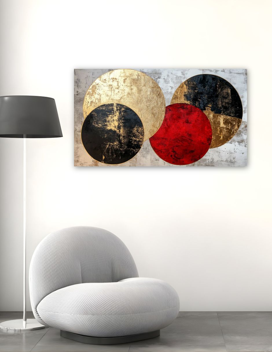 Cuadro decorativo Generica Esferas aureas