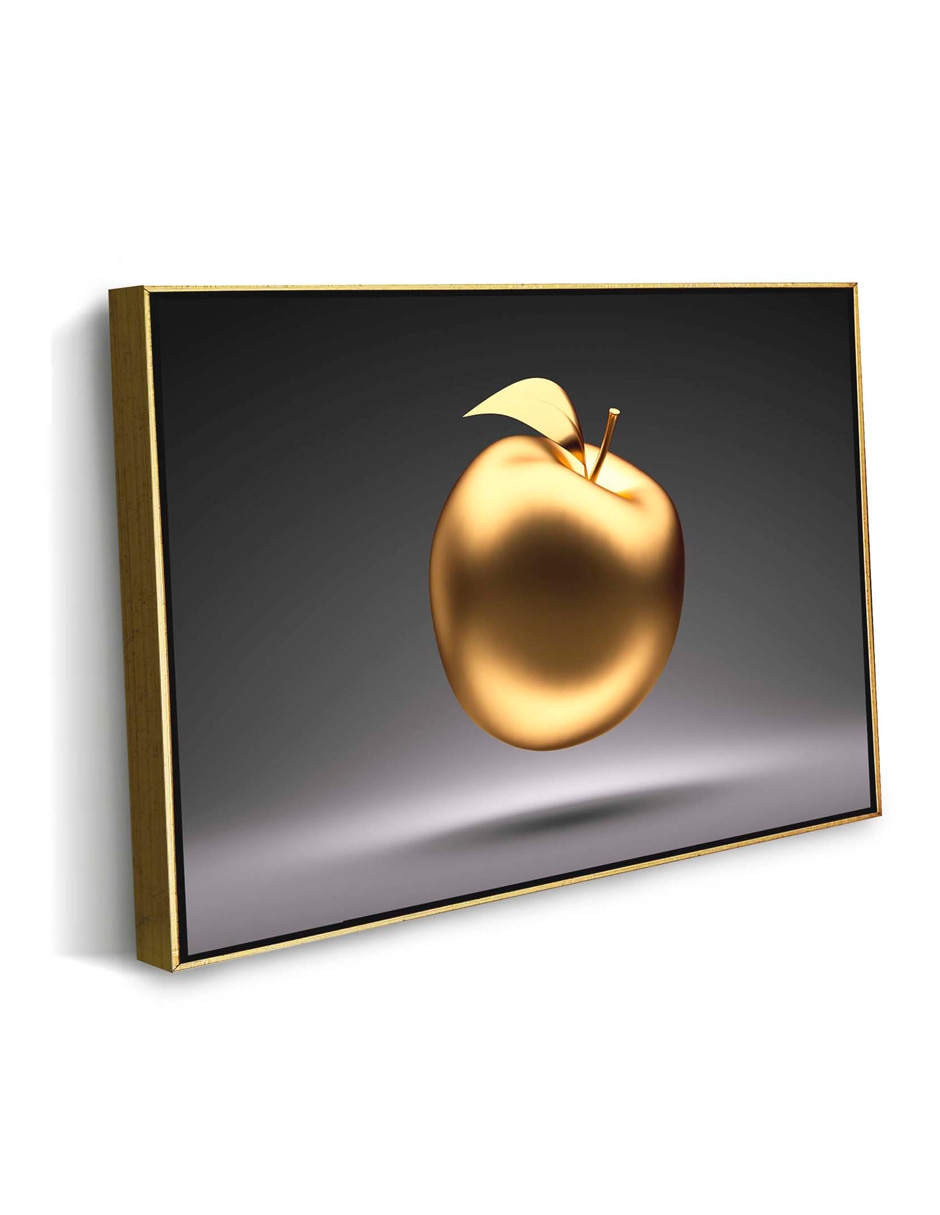 Cuadro decorativo manzana lujosa