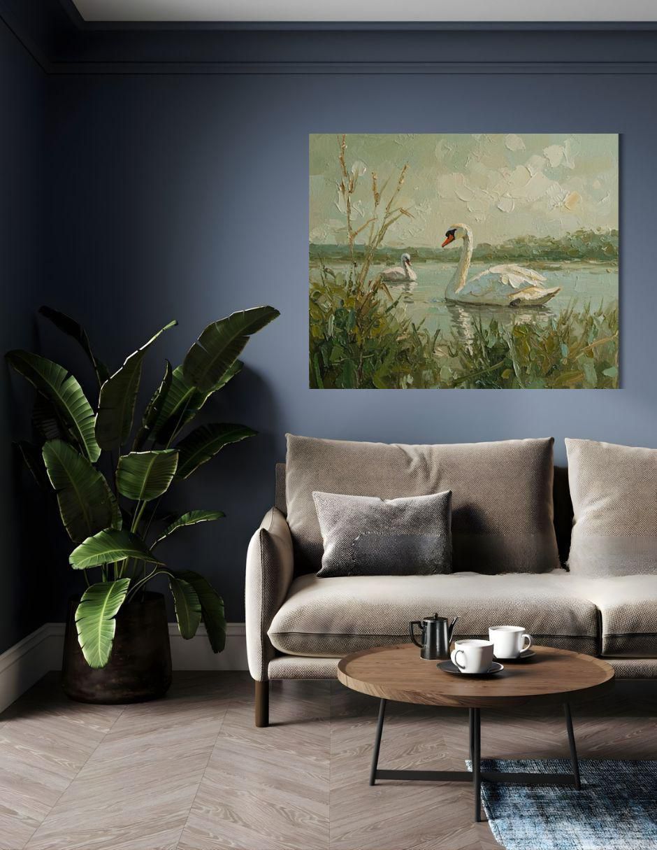 Cuadro decorativo Cisne 5