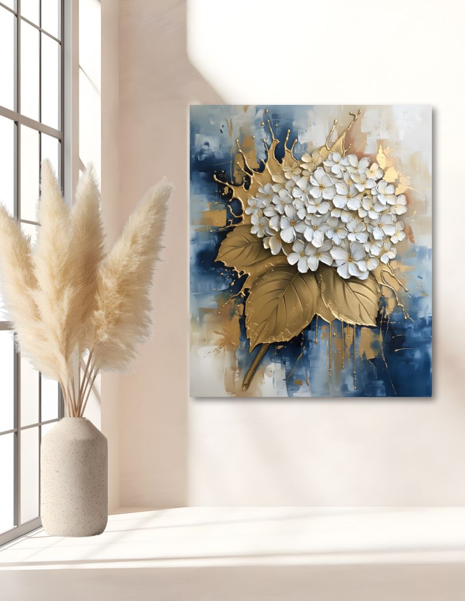 Cuadro decorativo Pétalos Dorados 14