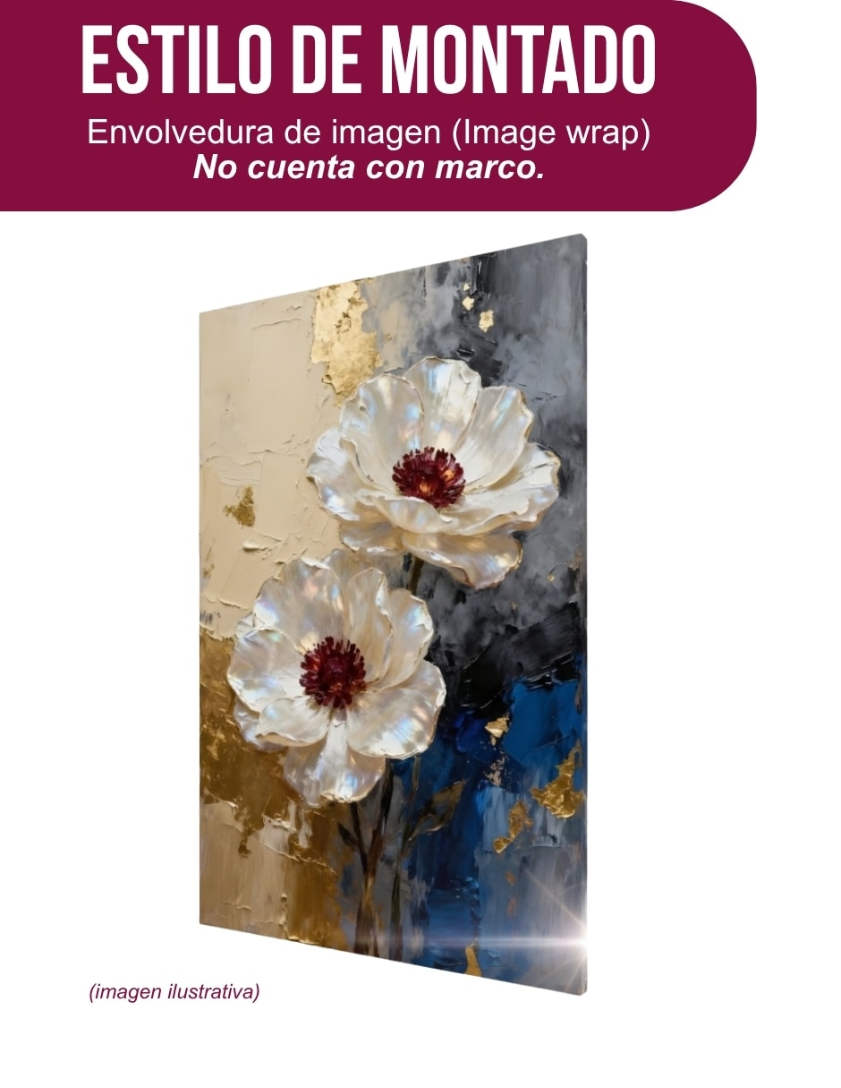Cuadro decorativo Botánica Nacar y Záfiro 7