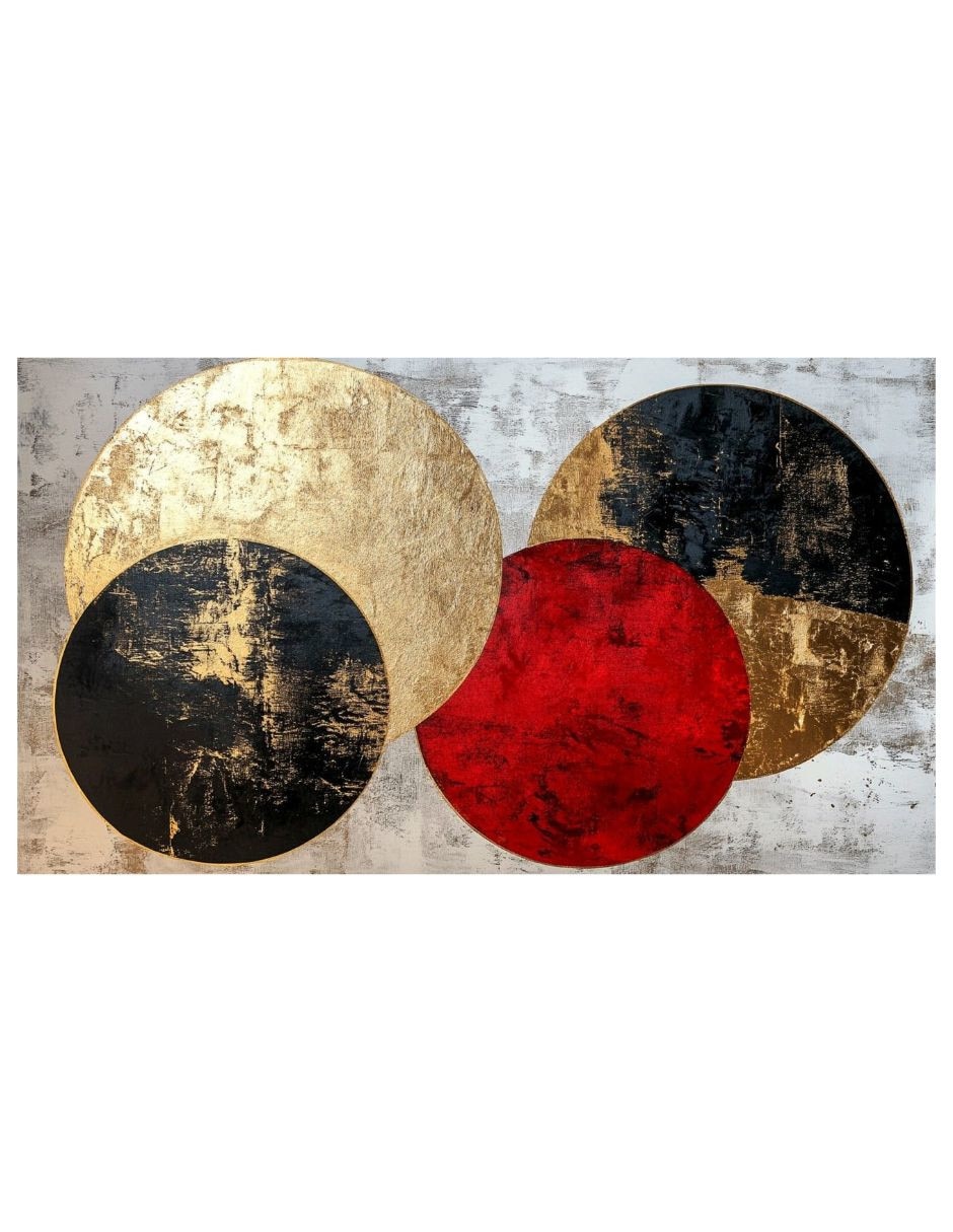 Cuadro decorativo Esferas Aureas 1